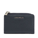 COCCINELLE METALLIC SOFT LINIE
Mini Leder KreditKartenetui in der Farbe Midnight Blue