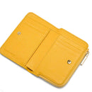 Portacarte Mini COCCINELLE in Pelle Linea Metallic Soft colore Soleado