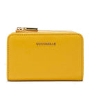 Portacarte Mini COCCINELLE in Pelle Linea Metallic Soft colore Soleado