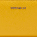 Portacarte Mini COCCINELLE in Pelle Linea Metallic Soft colore Soleado