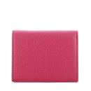 Portafoglio Donna Mini COCCINELLE in Pelle Linea Metallic Soft colore Rosewood Chiuso con Bottone