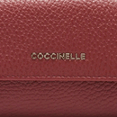 Small Leather Wallet COCCINELLE Metallic Soft in Brandy - E2MW5173201