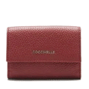 Small Leather Wallet COCCINELLE Metallic Soft in Brandy - E2MW5173201
