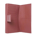 Large Hammered Leather Wallet COCCINELLE Metallic Soft in Brandy