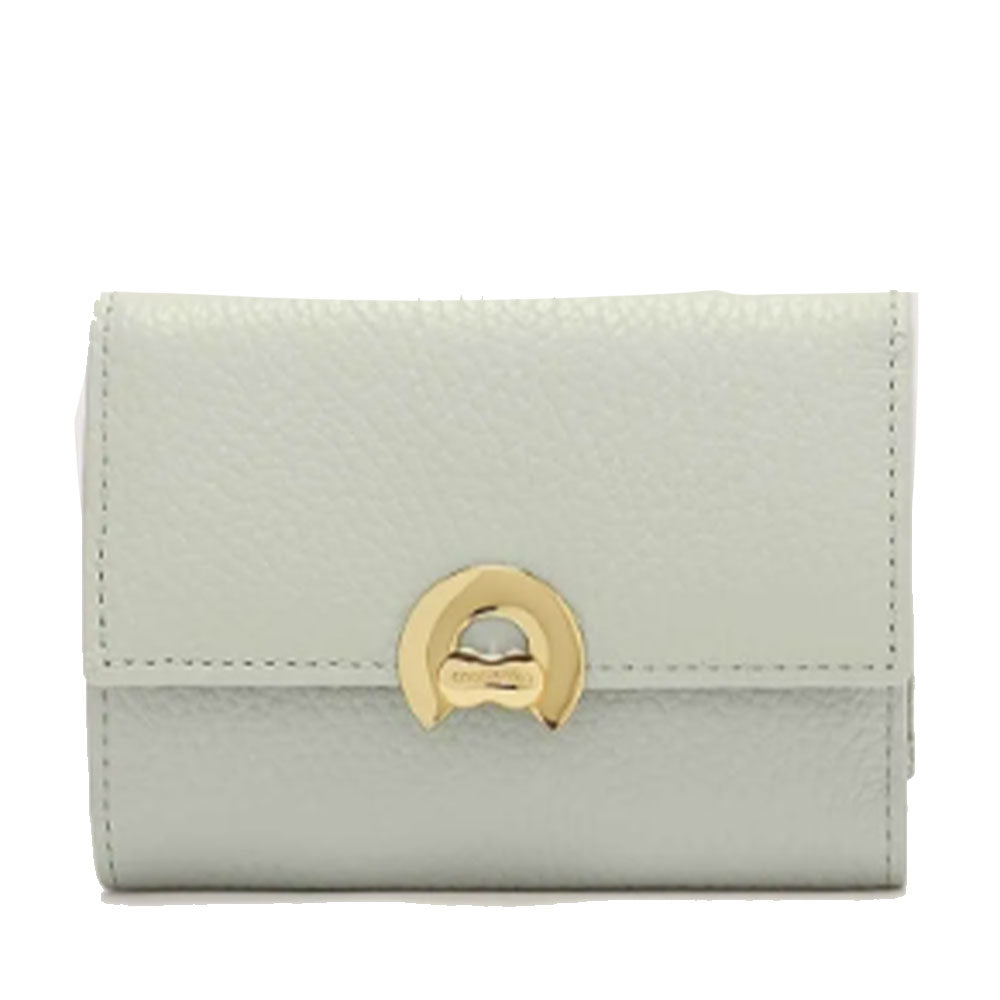 Portafoglio Donna Piccolo COCCINELLE in Pelle Colore Celadon Green Linea Binxie