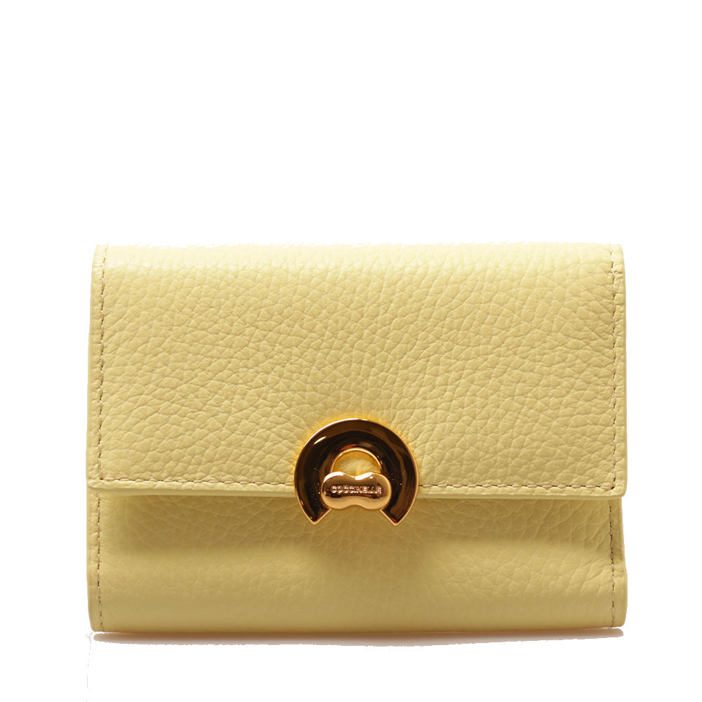 Portafoglio Donna Piccolo COCCINELLE in Pelle Colore Lime Wash Linea Binxie