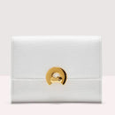 COCCINELLE BINXIE LINIE
Kleine Damenbrieftasche aus Leder Brillantweiß Farbe 