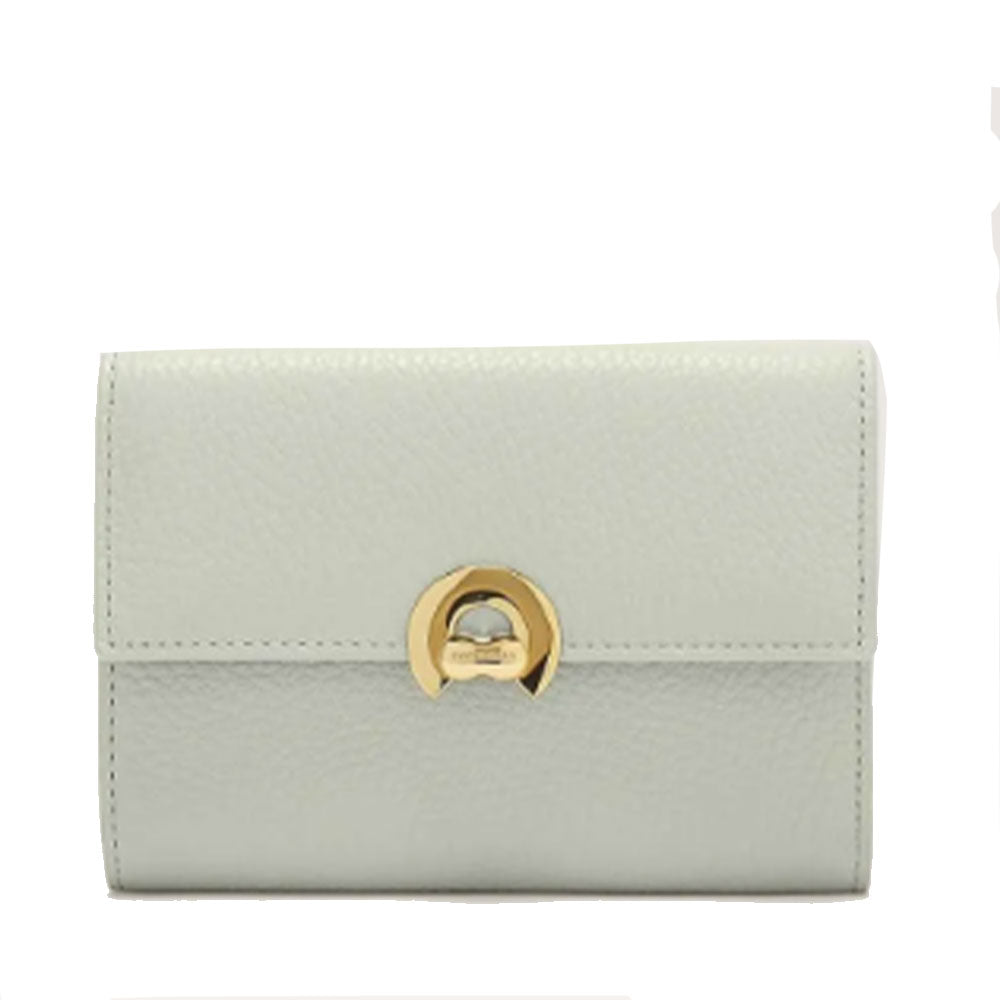 Portafoglio Donna COCCINELLE in Pelle Colore Celadon Green Linea Binxie Misura Piccola