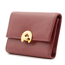 Women's COCCINELLE Small Wallet in Brandy Leather, Binxie Line