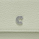 Portafoglio Donna Piccolo COCCINELLE in Pelle Celadon Green Linea Myrine
