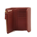 Portafoglio Donna Piccolo COCCINELLE in Pelle Brandy Linea Dew
