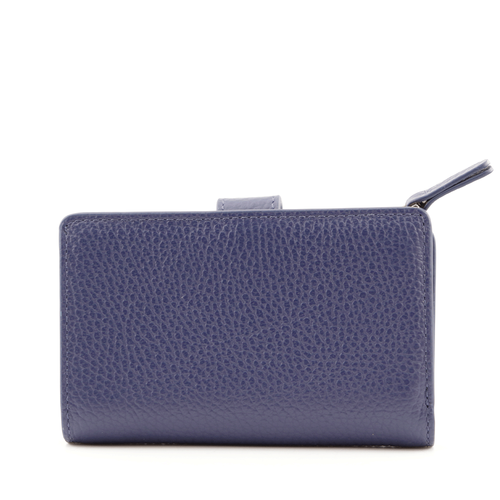 Portafoglio Donna con Doppio Scomparto COCCINELLE in Pelle Royal Blue Linea Dew
