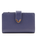 Portafoglio Donna con Doppio Scomparto COCCINELLE in Pelle Royal Blue Linea Dew