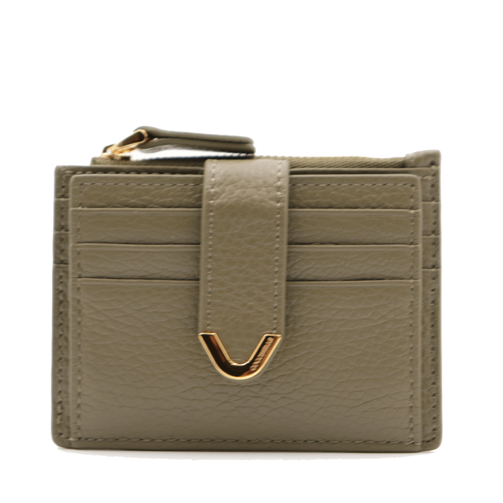 Portacarte Donna COCCINELLE in Pelle Laurel Green Linea Dew