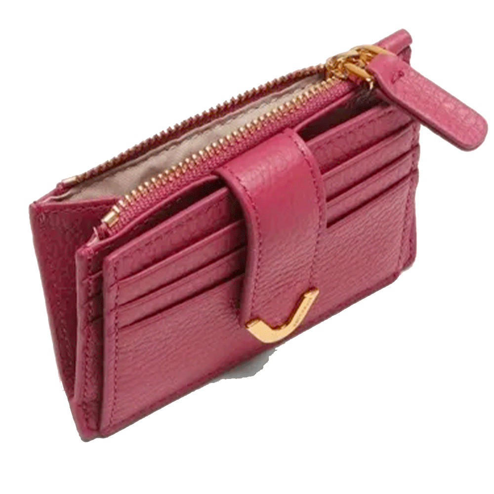 Portacarte Donna COCCINELLE in Pelle Rosewood Linea Dew