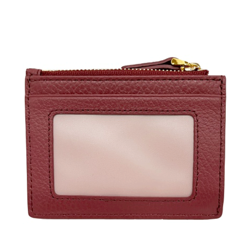 Portacarte Donna COCCINELLE in Pelle Brandy Linea Dew