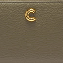 Portafoglio Donna COCCINELLE Zip Around in Pelle Laurel Green Linea Kelsey