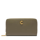 Portafoglio Donna COCCINELLE Zip Around in Pelle Laurel Green Linea Kelsey