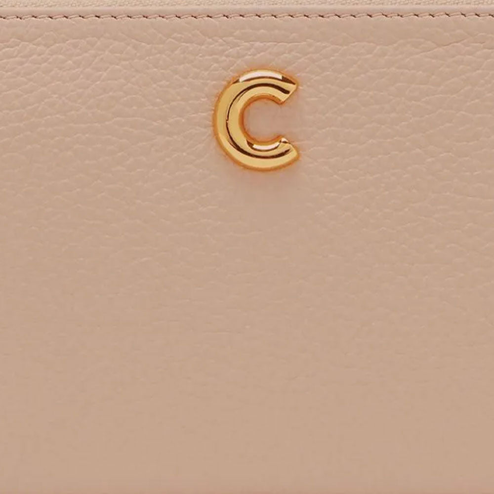 Portafoglio Donna COCCINELLE Zip Around in Pelle Rosette Linea Kelsey