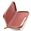 Portafoglio Donna Zip Around COCCINELLE in Pelle Brandy Linea Kelsey Misura Piccola