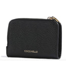Portafoglio Donna Mini COCCINELLE in Pelle Nera Linea Kelsey