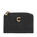 Portafoglio Donna Mini COCCINELLE in Pelle Nera Linea Kelsey