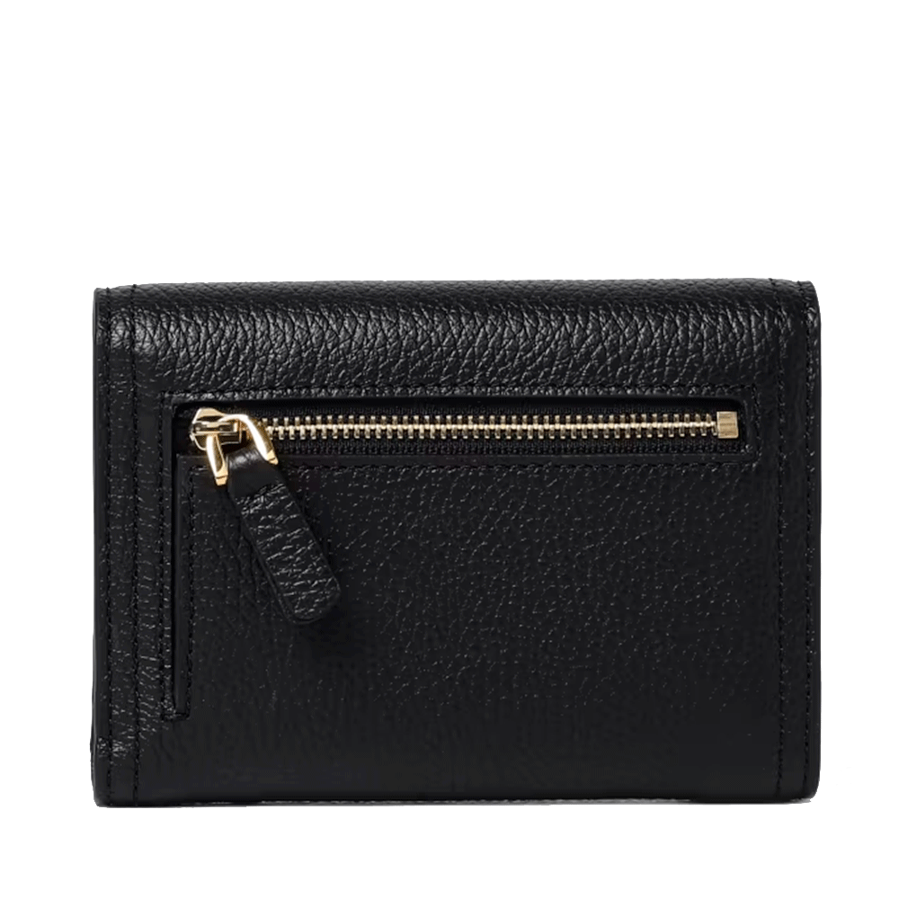 Portafoglio Donna COCCINELLE in Pelle Nero - Lambskin White - Cuir Linea Campus Multicolor