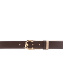 Cintura Donna COCCINELLE Reversibile in Pelle Colore Brunette - Betulla Linea C-Me