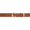 Cintura Donna COCCINELLE Reversibile in Pelle Colore Cognac - Rosette Linea C-Me