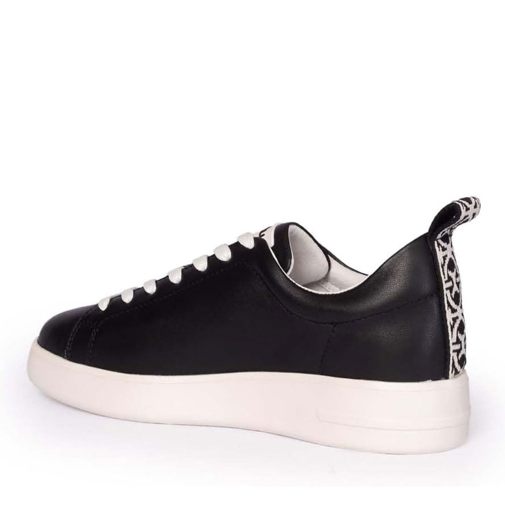 Scarpe Donna COCCINELLE Sneakers in Pelle Colore Jacquard Fabric Black