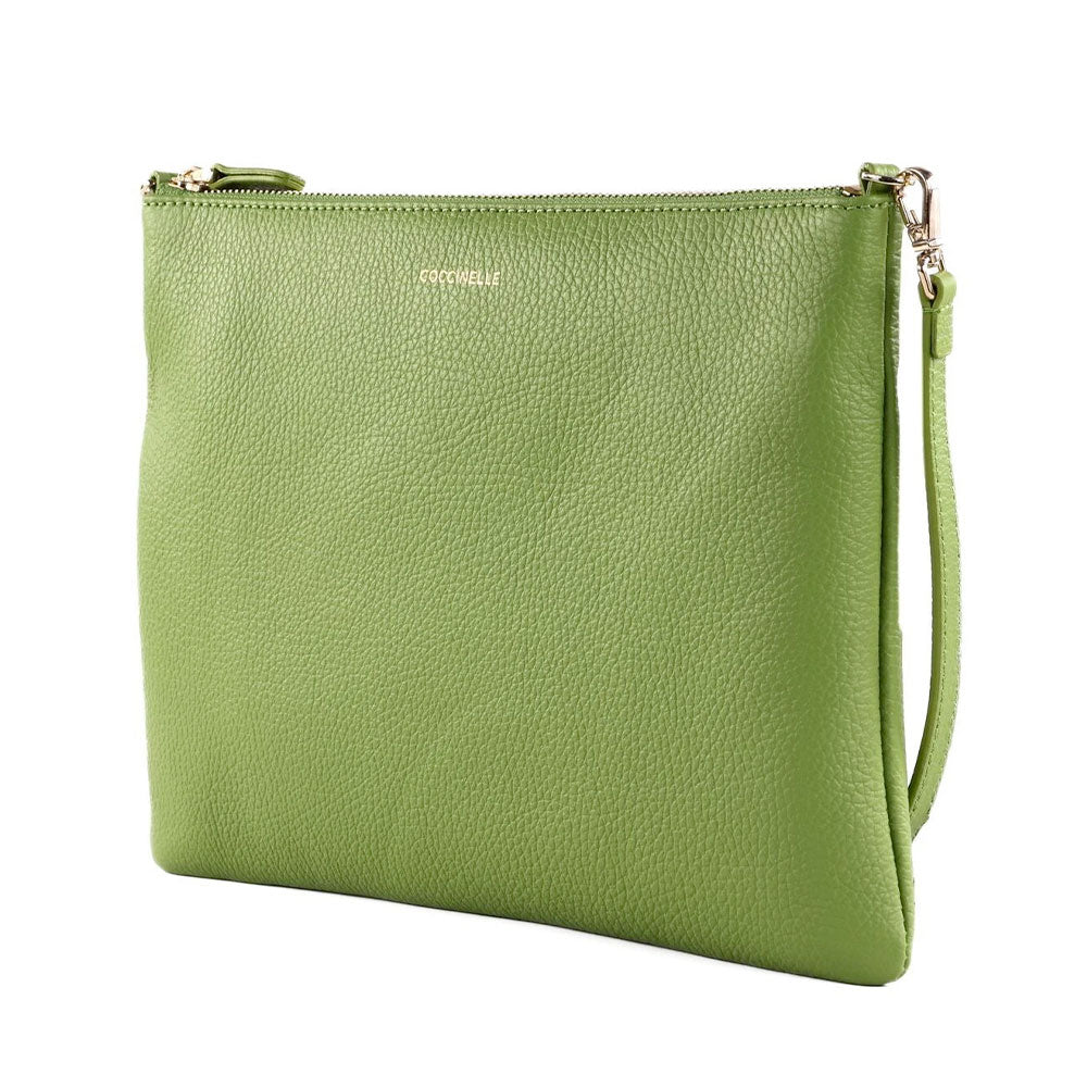 Borsa Donna a Tracolla COCCINELLE in Pelle Guacamole Linea Best Medium