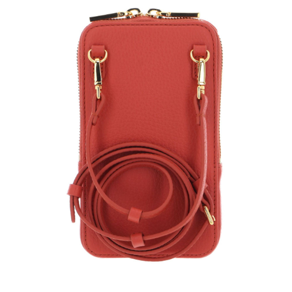 Women's Grenadine Red Crossbody Phone Case COCCINELLE Flor