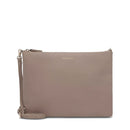 Borsa Donna a Tracolla COCCINELLE in Pelle Warm Taupe Linea Best Medium