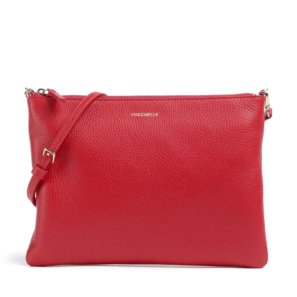 Borsa Donna a Tracolla COCCINELLE in Pelle Scarlet Linea Best Medium