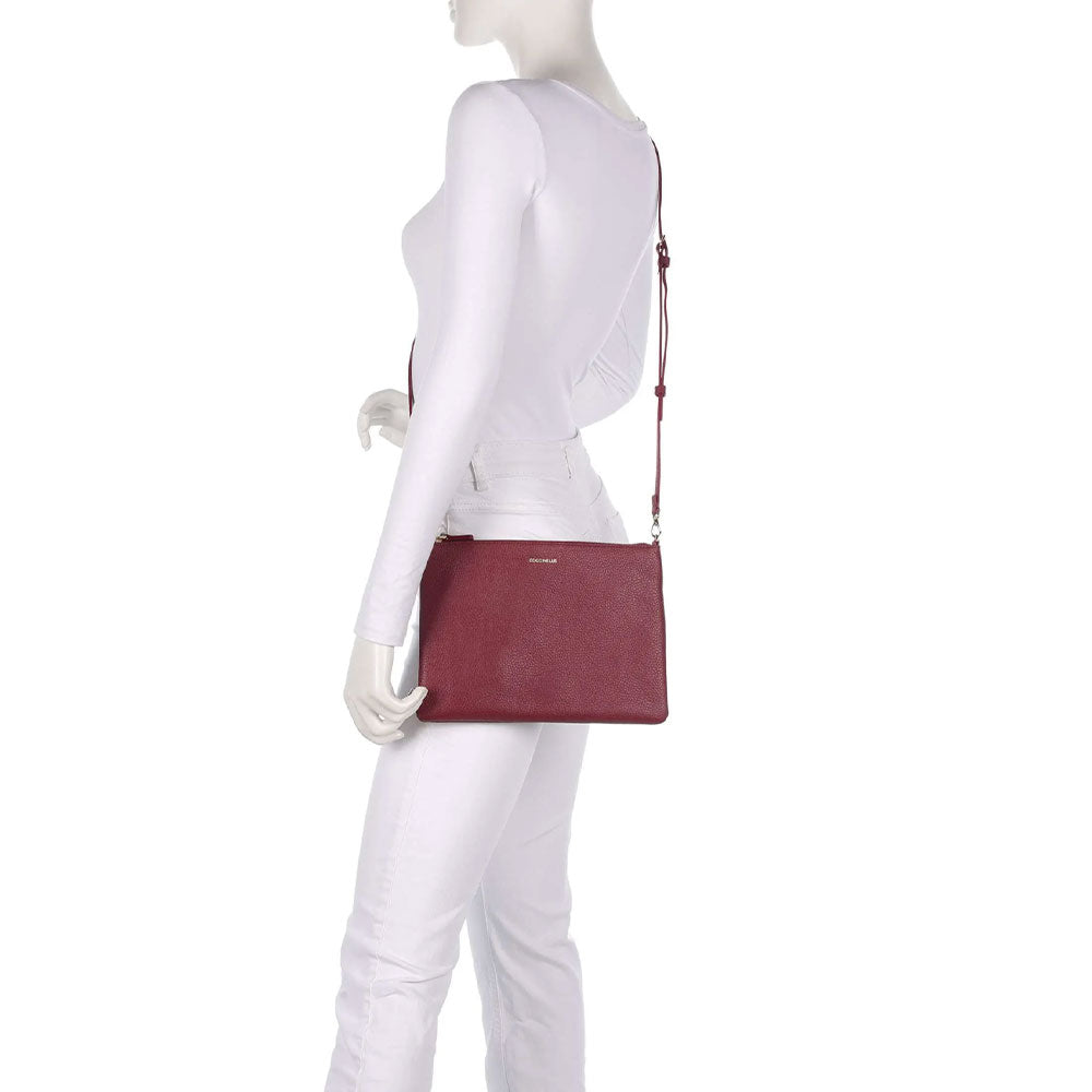 Borsa Donna a Tracolla COCCINELLE in Pelle Ribes Linea Best Medium
