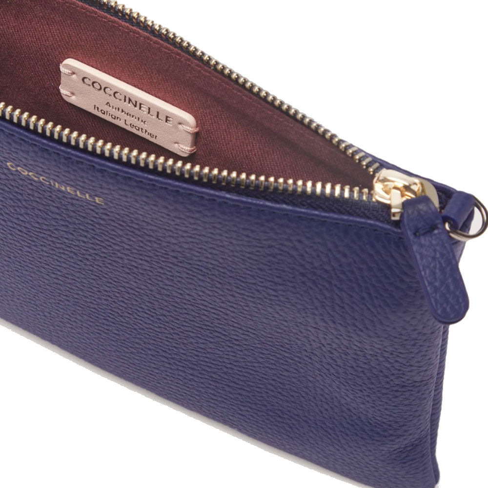 Borsa Donna a Tracolla COCCINELLE in Pelle Royal Blue Linea Best Small