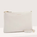 COCCINELLE Damen Umhängetasche aus weißem Leder Best Small Line