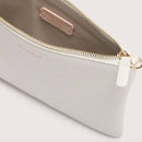 COCCINELLE Damen Umhängetasche aus weißem Leder Best Small Line