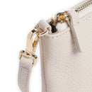 COCCINELLE Damen Schultertasche aus Lammleder Weiß Best Small Line