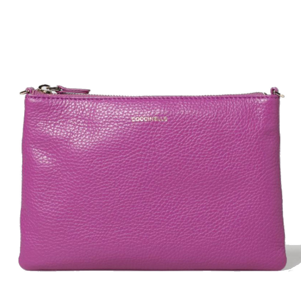 Borsa Donna a Tracolla COCCINELLE in Pelle New Fucsia Linea Best Small