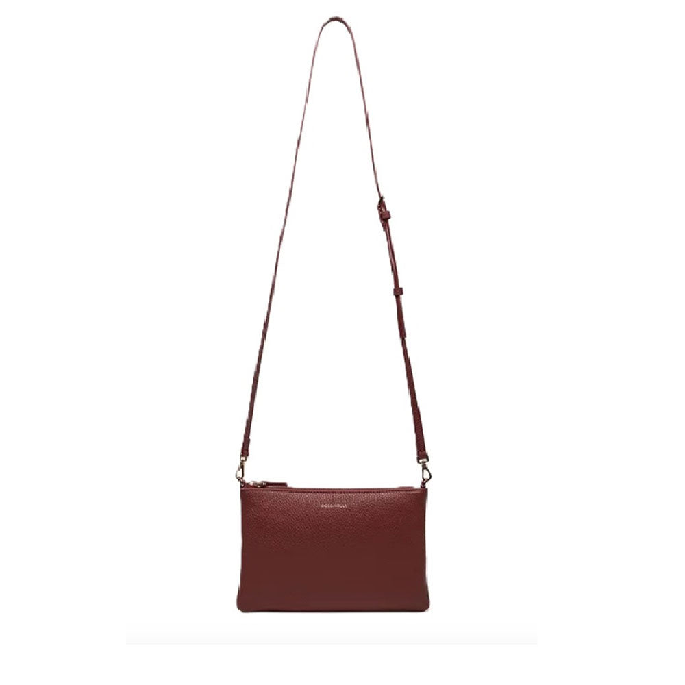 Borsa Donna a Tracolla COCCINELLE in Pelle Brandy Linea Best Small