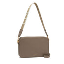 Borsa Donna a Tracolla COCCINELLE Linea Tebe Colore Warm Taupe