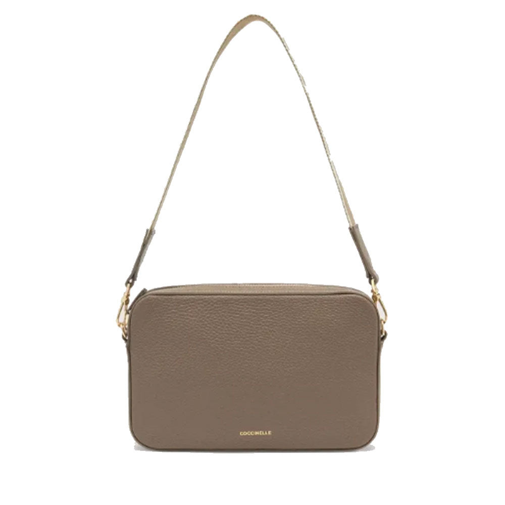 Borsa Donna a Tracolla COCCINELLE Linea Tebe Colore Warm Taupe