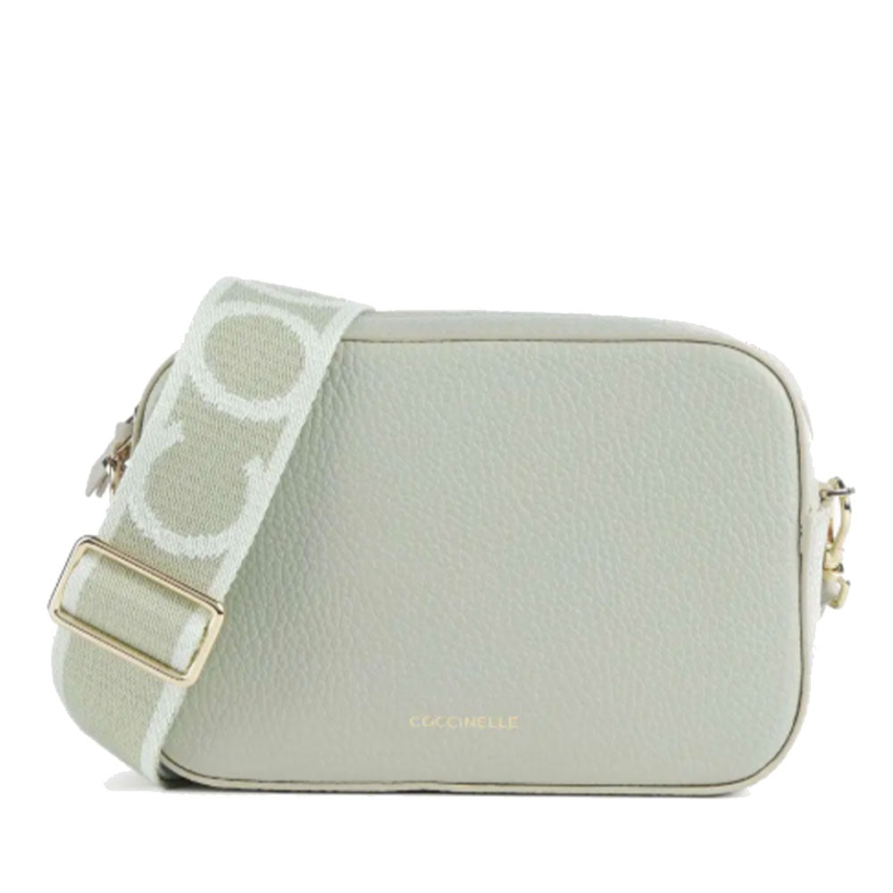 Borsa Donna a Tracolla COCCINELLE Linea Tebe Colore Celadon Green - E5MN555I101