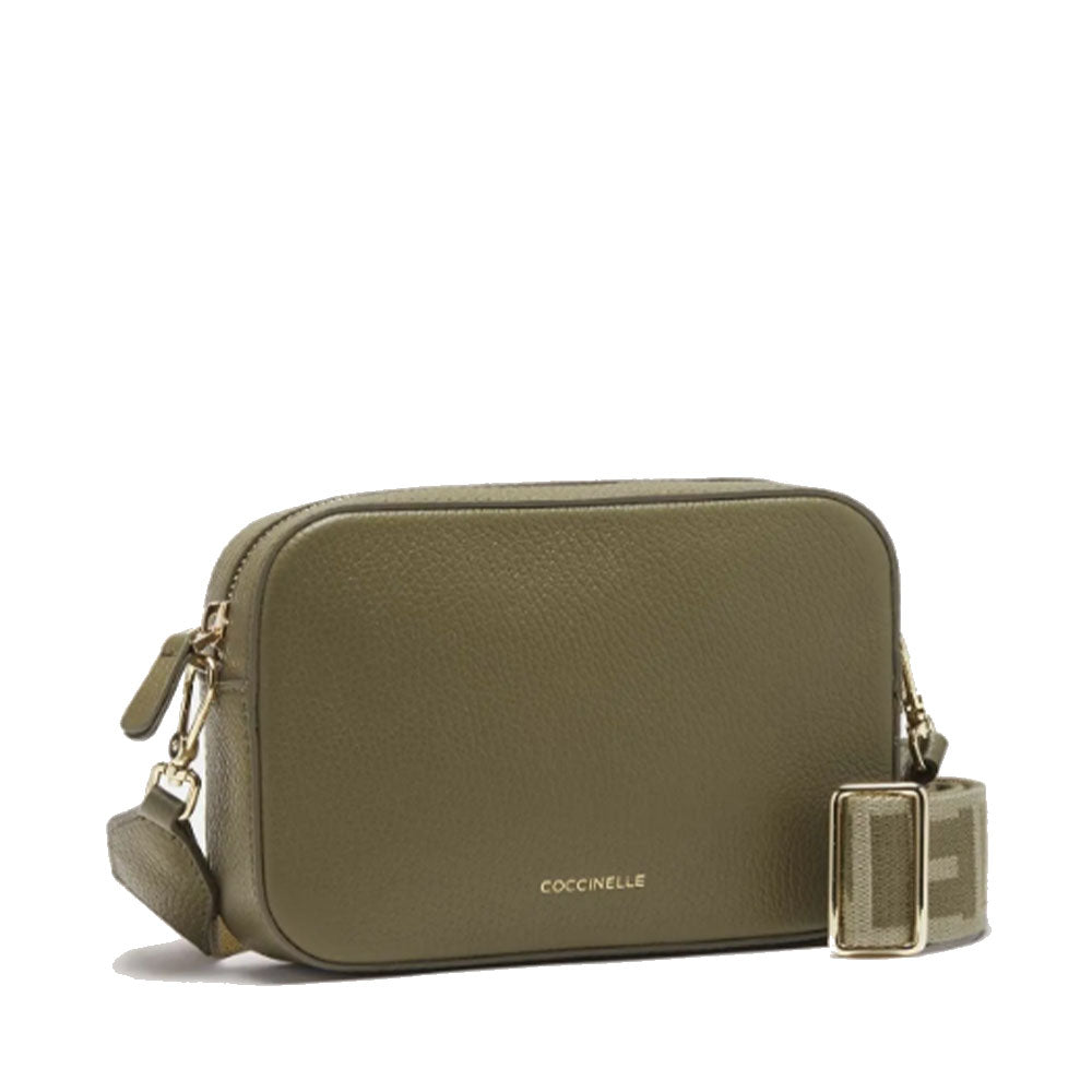 Borsa Donna a Tracolla COCCINELLE Linea Tebe Colore Laurel Green - E5MN555I101