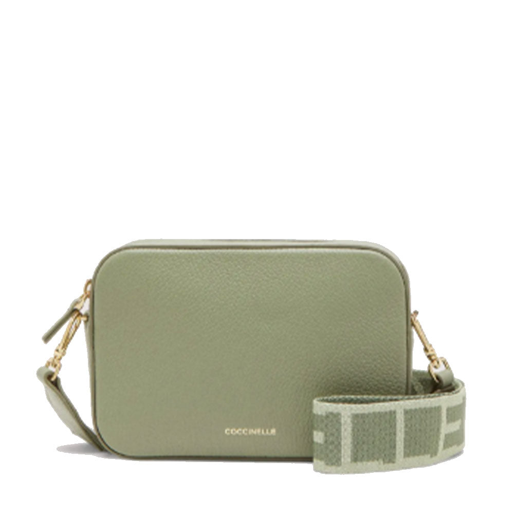 Borsa Donna a Tracolla COCCINELLE Linea Tebe Colore Greenery - E5MN555I101