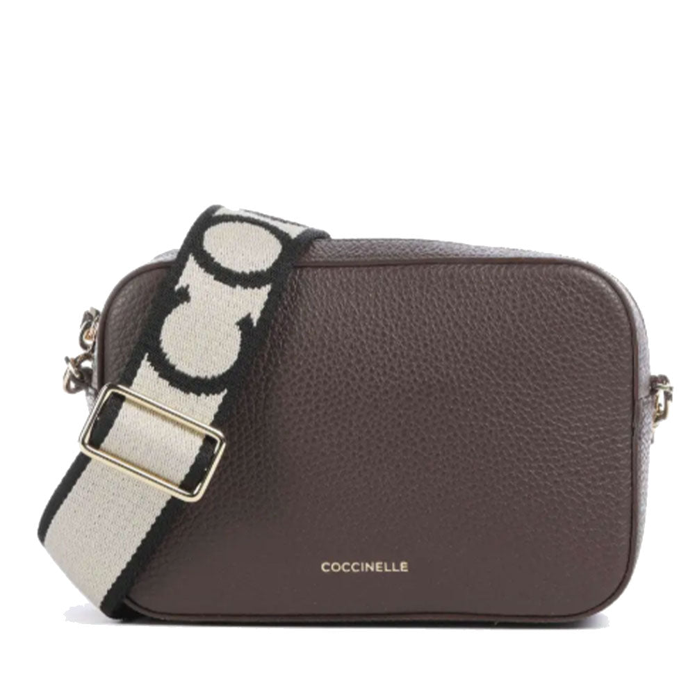 Borsa Donna a Tracolla COCCINELLE Linea Tebe Colore Brunette - E5MN555I101