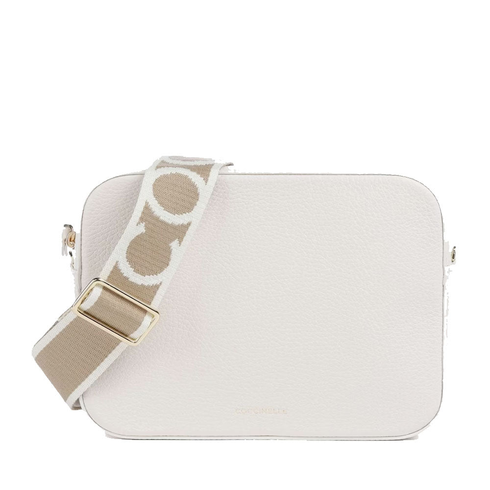 Borsa Donna a Tracolla COCCINELLE Linea Tebe Colore Pearl - E5MN555M301