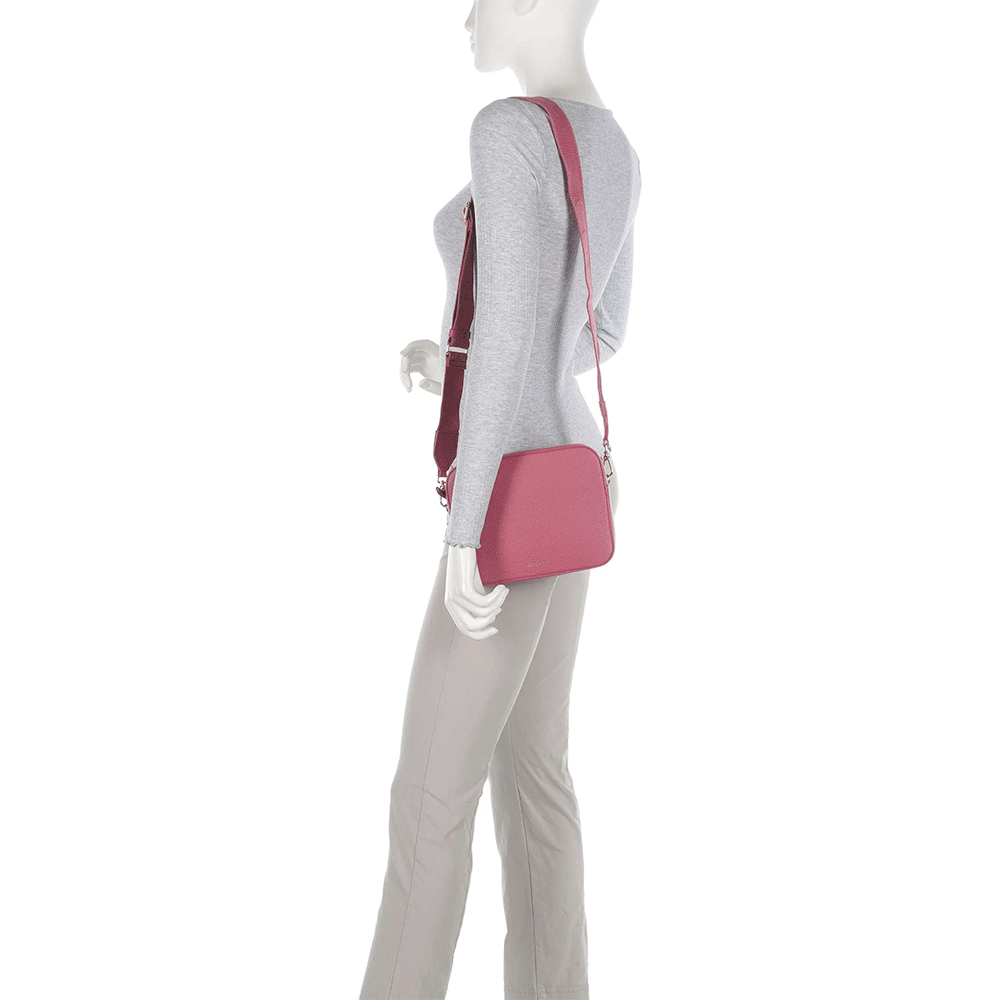 Borsa Donna a Tracolla COCCINELLE Linea Tebe Colore Rosewood