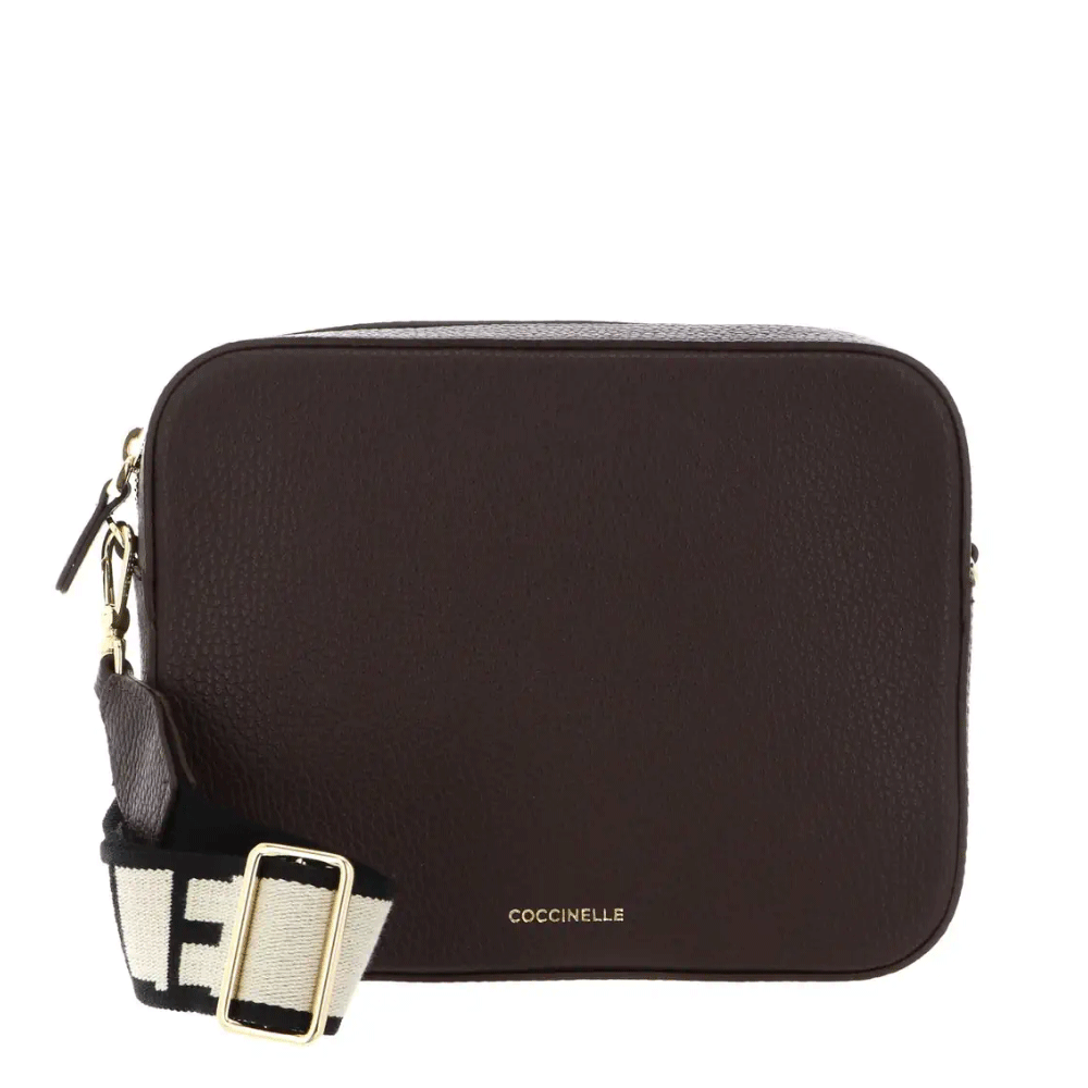 Borsa Donna a Tracolla COCCINELLE Linea Tebe Colore Brunette - E5MN555M301